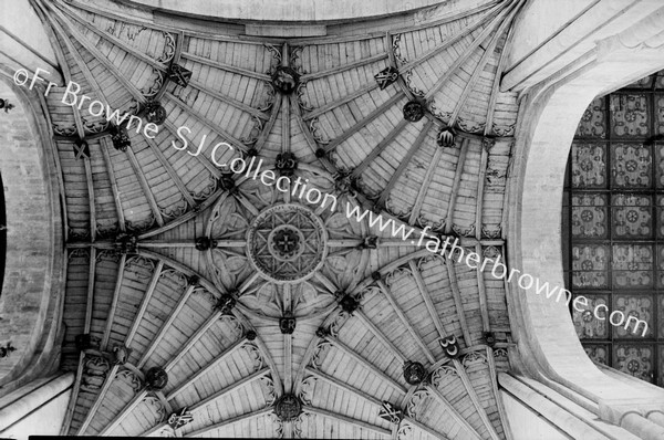 CATHEDRAL CEILING ABOVE CHOIR